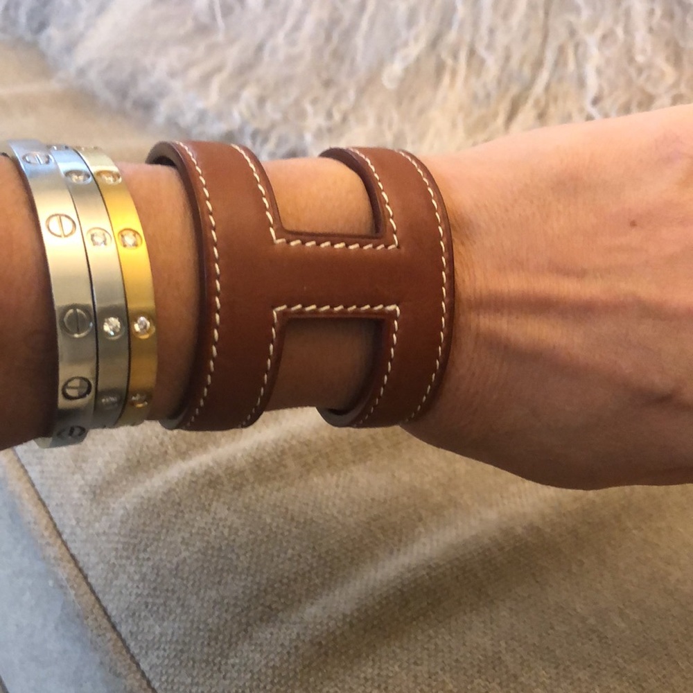 Hermes leather bracelet ❤️ - Picture 3 of 6